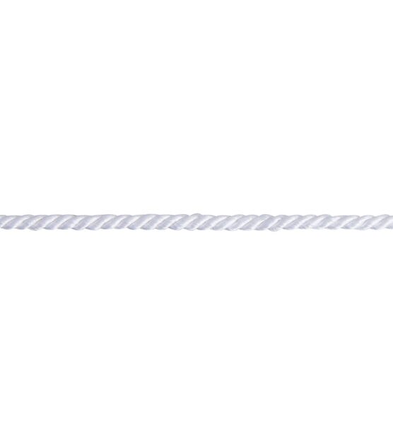 White Twisted Cord Trim, , hi-res, image 4
