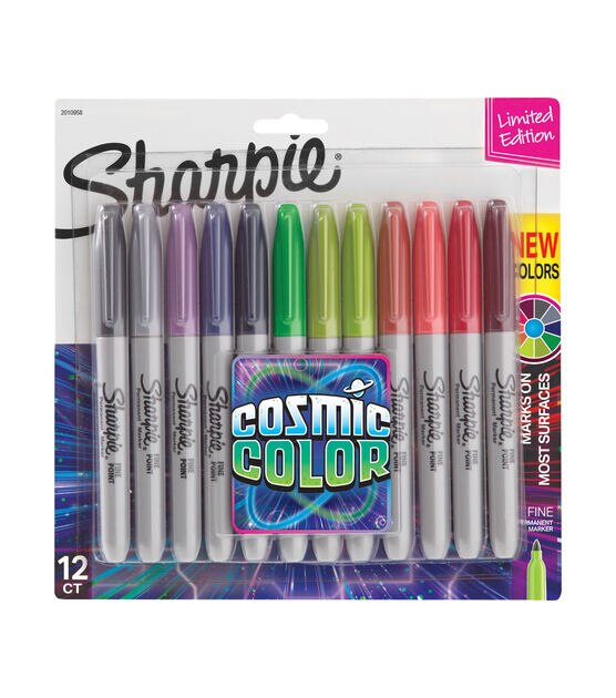 Sharpie Set of 12 Assorted Colors Fine Point Permanent Markers 