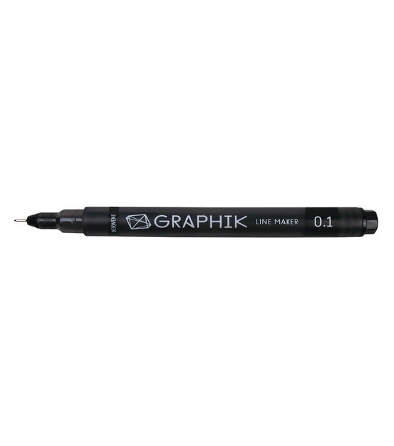 Derwent Graphik Line Maker Pen Black, , hi-res, image 1
