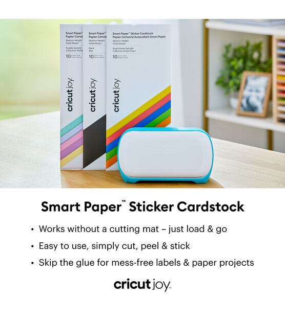 Cricut Joy Smart Paper Sticker Cardstock Black