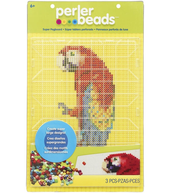 Small Clear Pegboards, 5 ct. - Fuse Bead Store