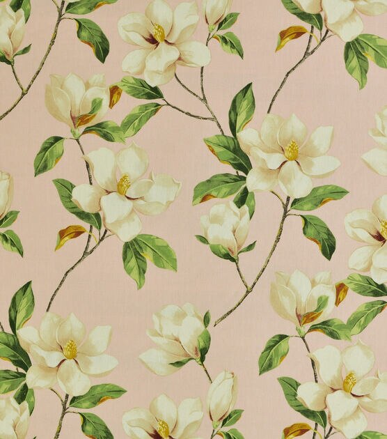 Covington Magnolia 73  Petal Cotton Linen Blend Fabric