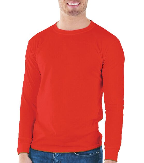 LV 3D Embroidered Long-Sleeved Tshirt - Men - Ready-to-Wear