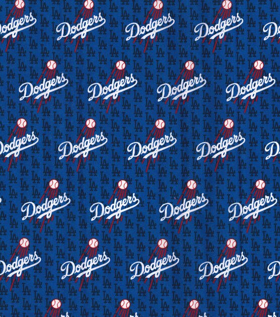 Fabric Traditions Los Angeles Dodgers Cotton Fabric Mini Prints