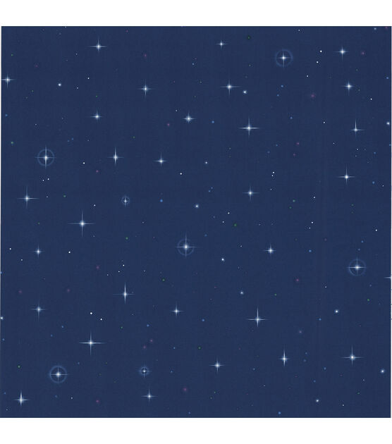 Starfleet Navy Blue Stars Wallpaper Sample | JOANN