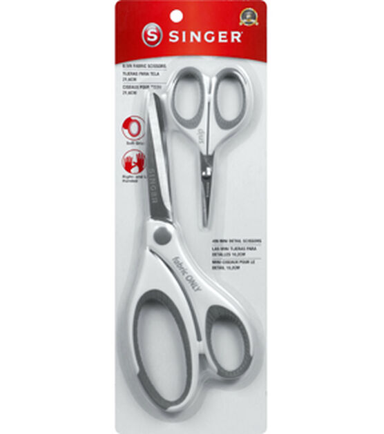 SINGER Sewing and Detail Scissors Set with Comfort Grip