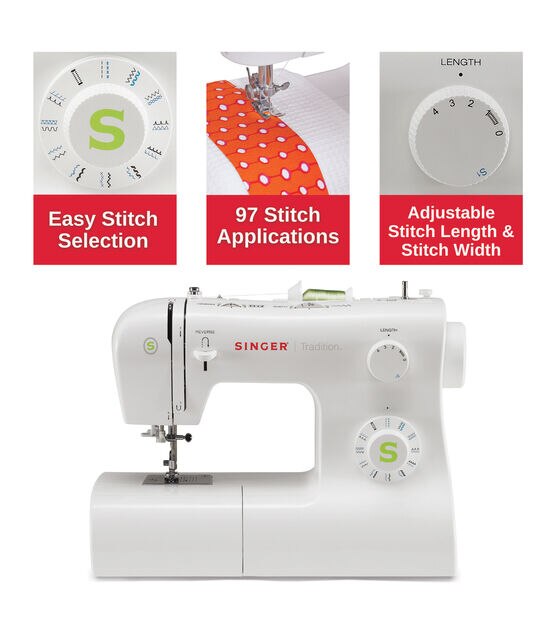 Singer M1500 Sewing Machine with 57 Stitch Applications and