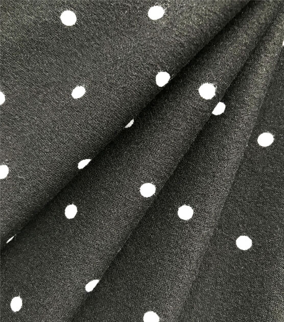 Dot Double Brush Jersey Knit Fabric, , hi-res, image 7