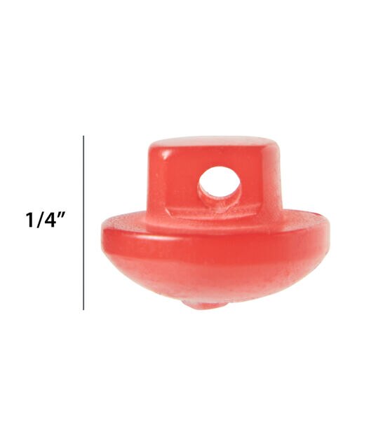 Spectrum Warm 1/4" Red Rhinestone Shank Buttons 4pk, , hi-res, image 5