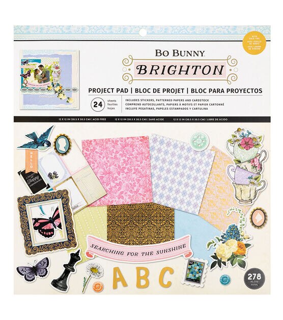American Crafts Bo Bunny Brighton Project Pad
