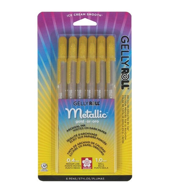 Sakura Gelly Roll Stardust Glitter Pens, Clear - 2 pack