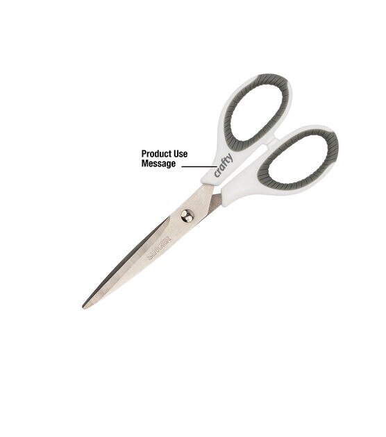 SINGER 8.5” Fabric Scissors and 5.5” Detail Craft Scissors with Paisley  Polka Dot Prints