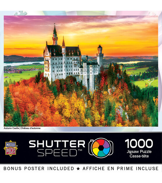MasterPieces 19" x 27" Autumn Castle Jigsaw Puzzle 1000pc