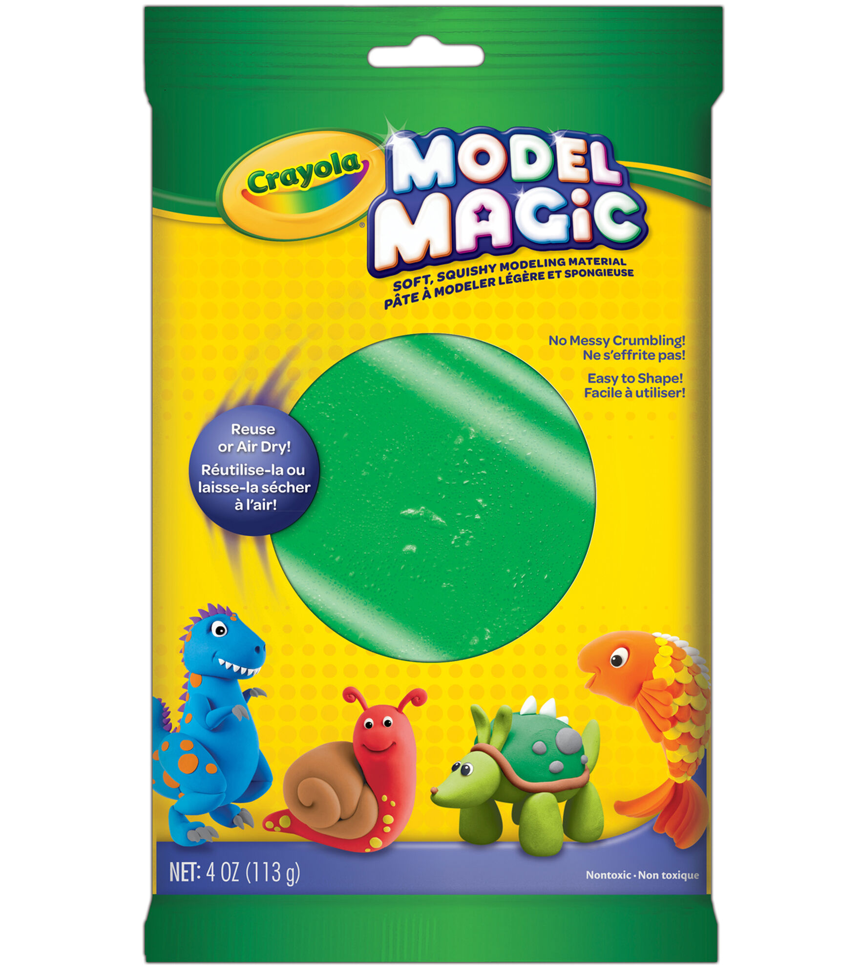 Crayola Model Magic Modeling Clay, Green, hi-res