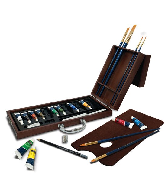 Royal Brush Premier Easel Set Acrylic Painting, , hi-res, image 2