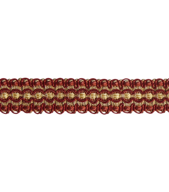 Conso 1in Red & Gold Braid, , hi-res, image 3