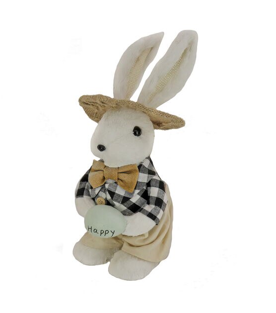 National Tree 12" Bowtie Bunny with Egg