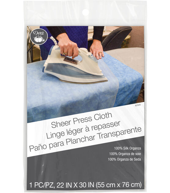 Dritz Clothing Care Sheer Press Cloth, 22" x 30"