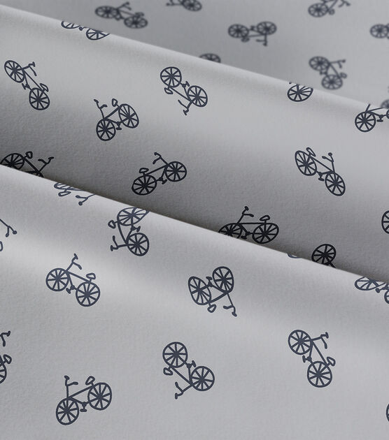 Bicycle Tossed Super Snuggle Flannel Fabric, , hi-res, image 3