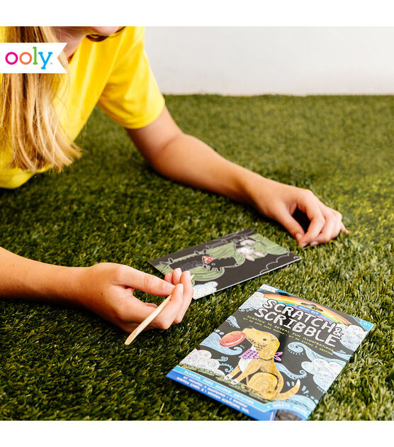 OOLY 7ct Mini Playful Pups Scratch & Scribble Art Kit, , hi-res, image 5