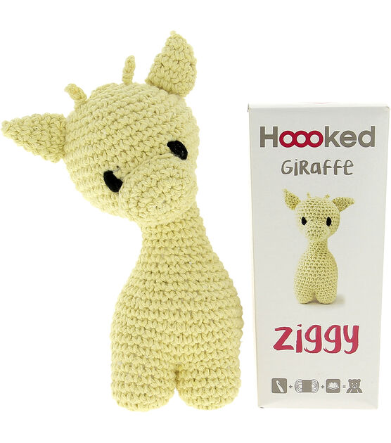 Hoooked Ziggy Popcorn Giraffe Crochet Kit