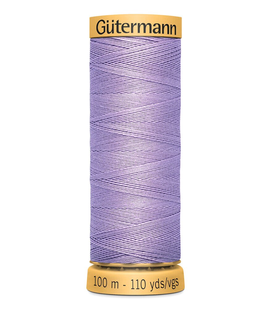 Gutermann Natural Cotton Thread 110 Yards, 6080 Lt. Lilac, swatch