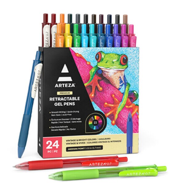 Premium Gel Pens 24pk - Writing Pens & Markers - Art Supplies & Painting