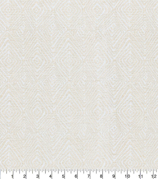 Kelly Ripa Home Upholstery Fabric 54'' Ivory Set In Motion