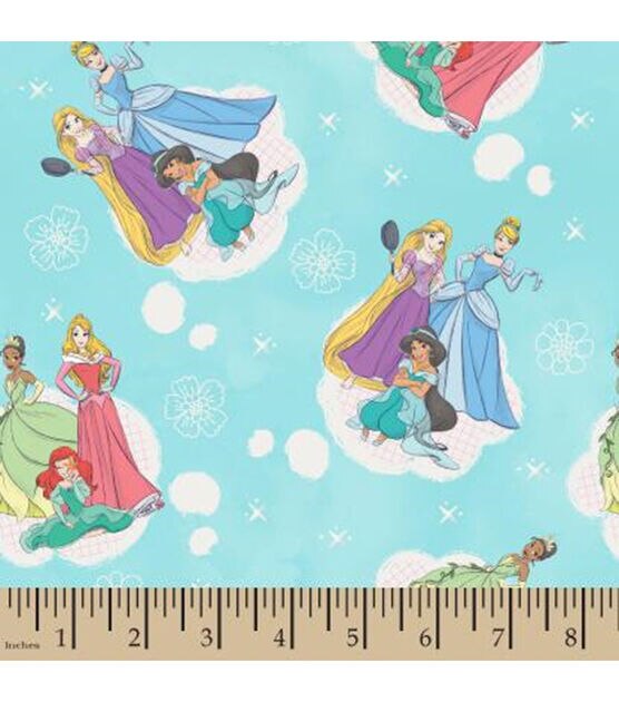 Disney Princess Cotton Fabric Dream On Princess