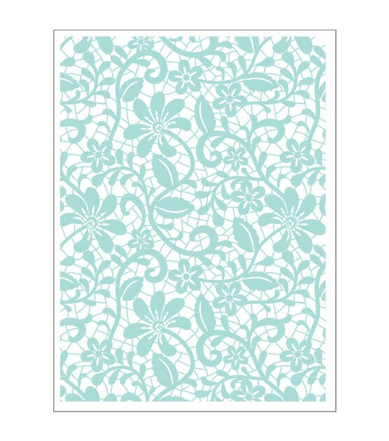 A2 Lace Embossing Folder by Park Lane