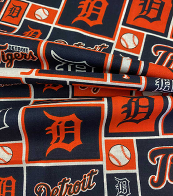 Fabric Traditions Detroit Tigers Cotton Fabric Patch, , hi-res, image 3