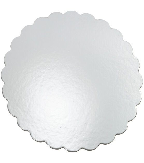 Wilton Silver Cake Platters 12" 8 Pkg