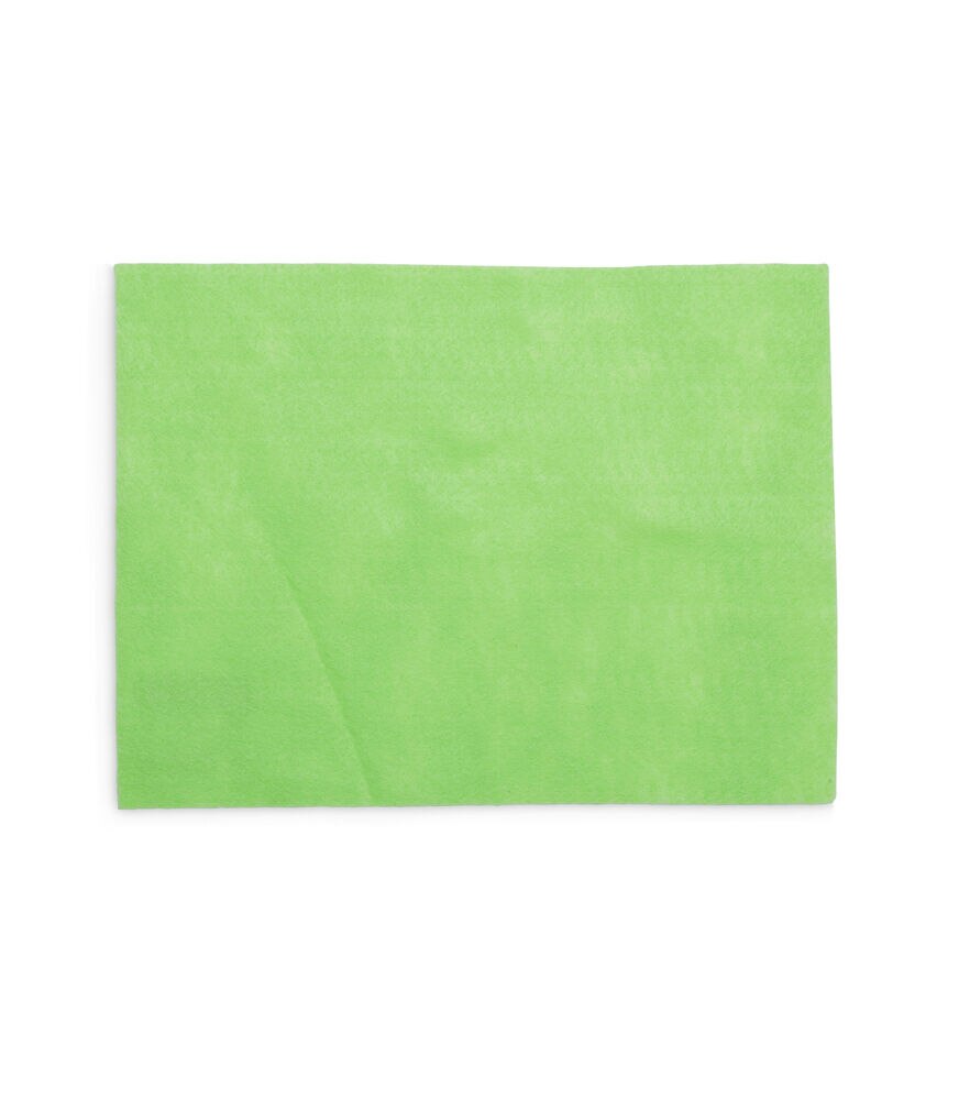 Kunin Foss Rainbow Classic Felt 9''x12'', Neon Green, swatch