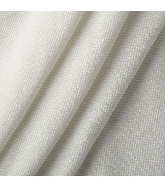 POP! Premium Thermal Ivory Waffle Knit Kids Fabric, , hi-res, image 3