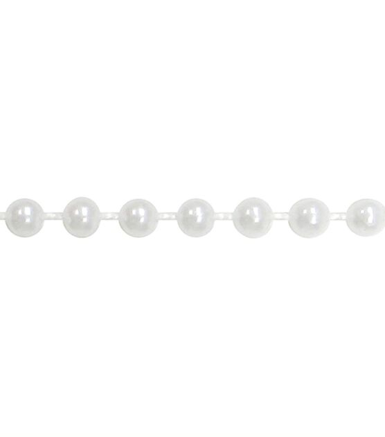 Simplicity 4mm Fused White Pearl Trim