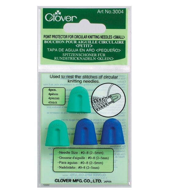 Clover Point Protectors for Circular Needles For sizes 0 8