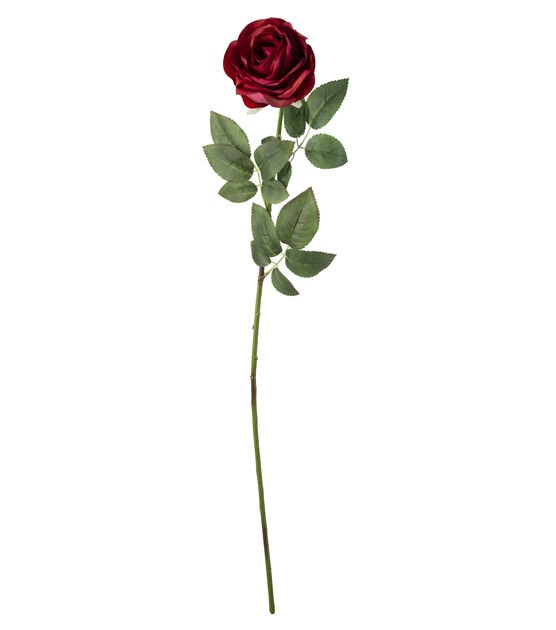 30.5" Red Real Touch Rose Stem by Bloom Room