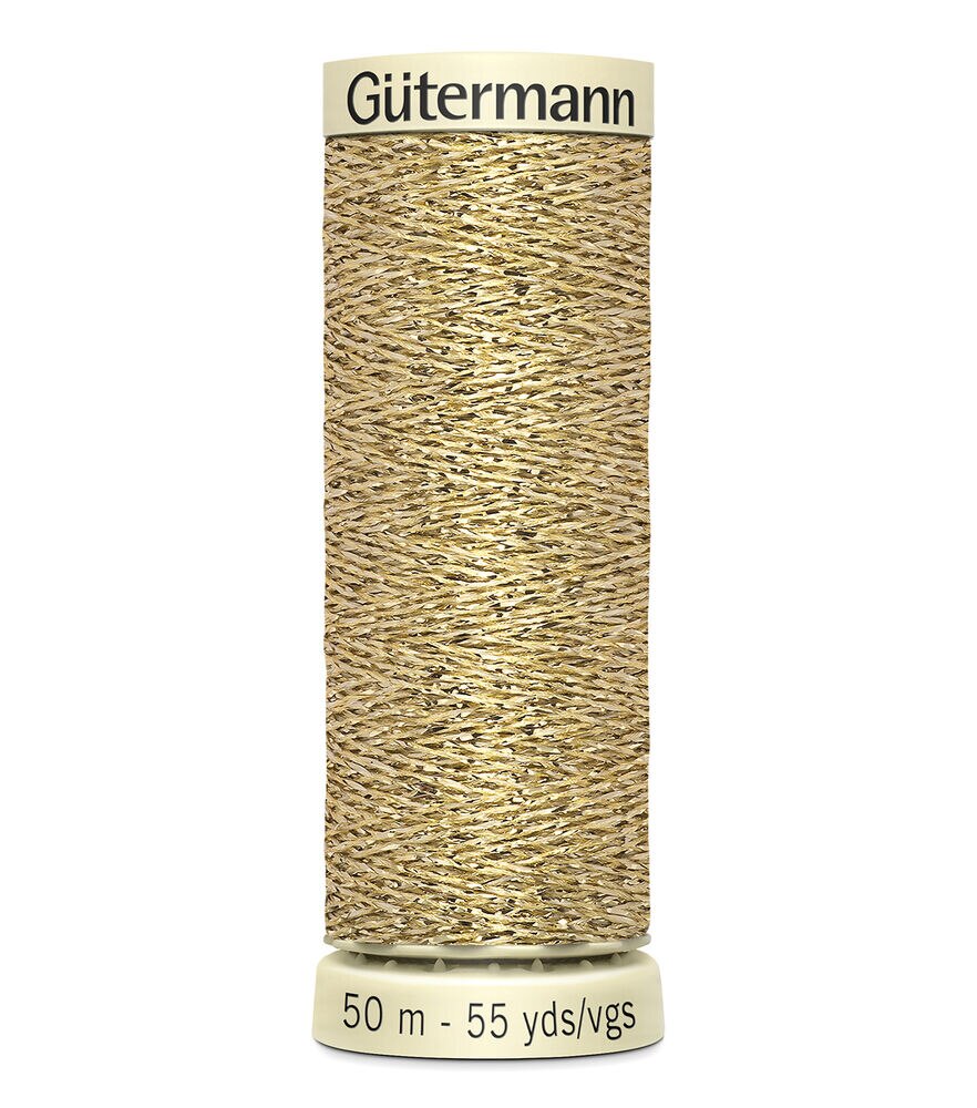 Gutermann Metal Thread, 24 Gold, swatch