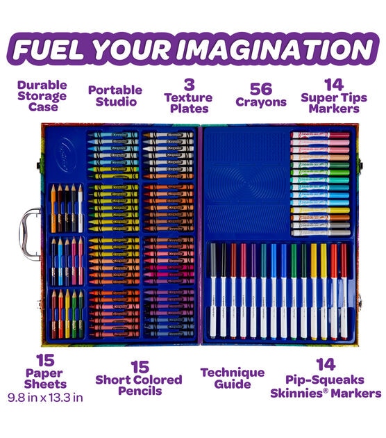 Crayola 115ct Imagination Art Kit, , hi-res, image 6