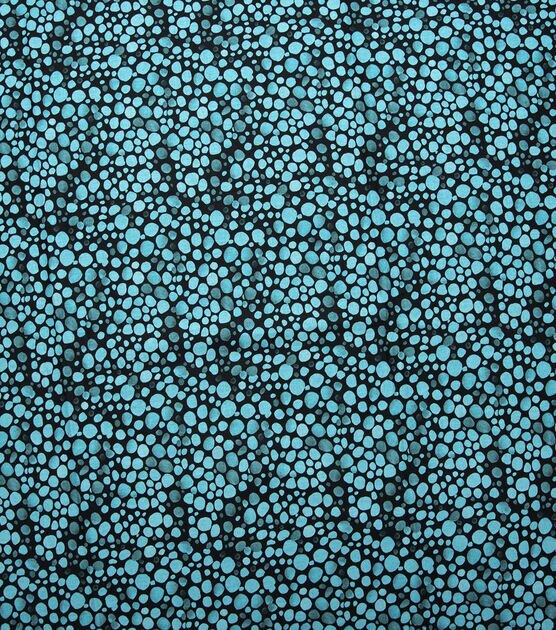 Teal Tonal Packed Dots Quilt Cotton Fabric by Keepsake Calico