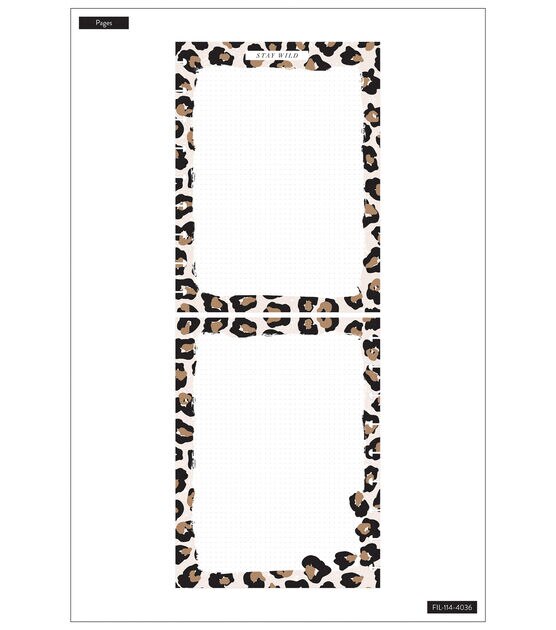 The Happy Planner Classic 40 Sheet Leopard Fill Paper, , hi-res, image 2