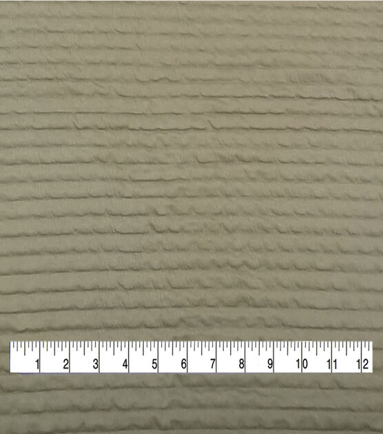 Olive Knit Quilted Velvet Fabric, , hi-res, image 4