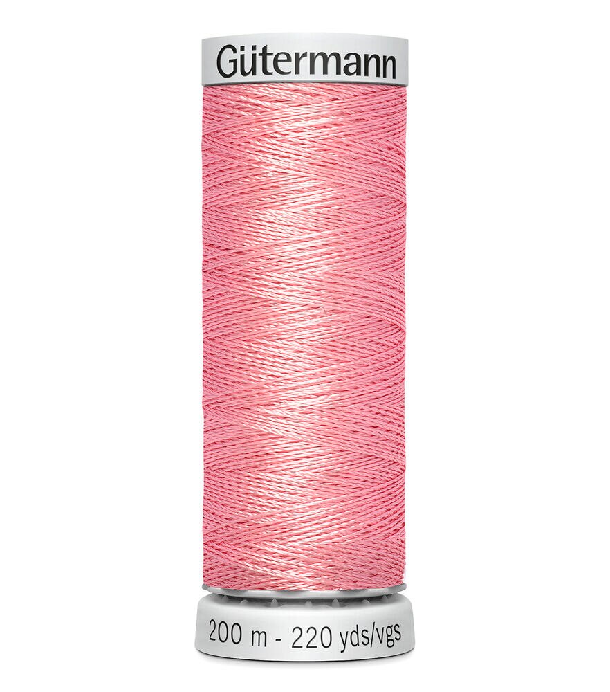 Gutermann 200M Dekor Thread, 4830 Tearose, swatch