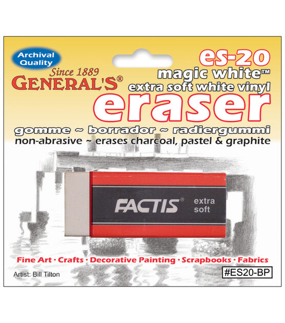 Eraser Soft White Vinyl
