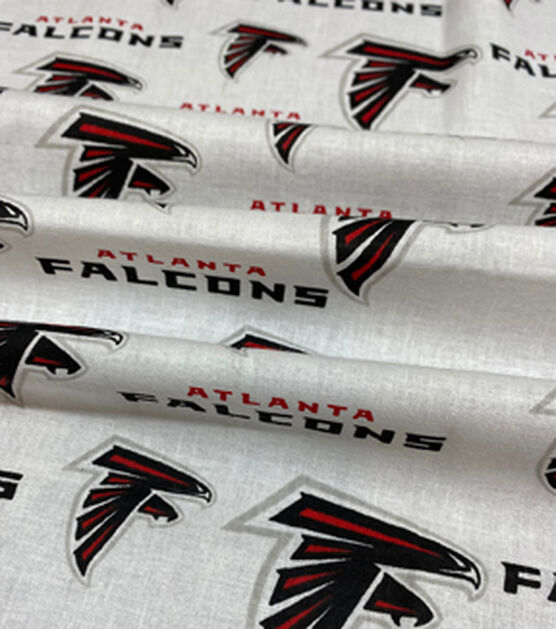 Fabric Traditions Atlanta Falcons Cotton Fabric Logo, , hi-res, image 3