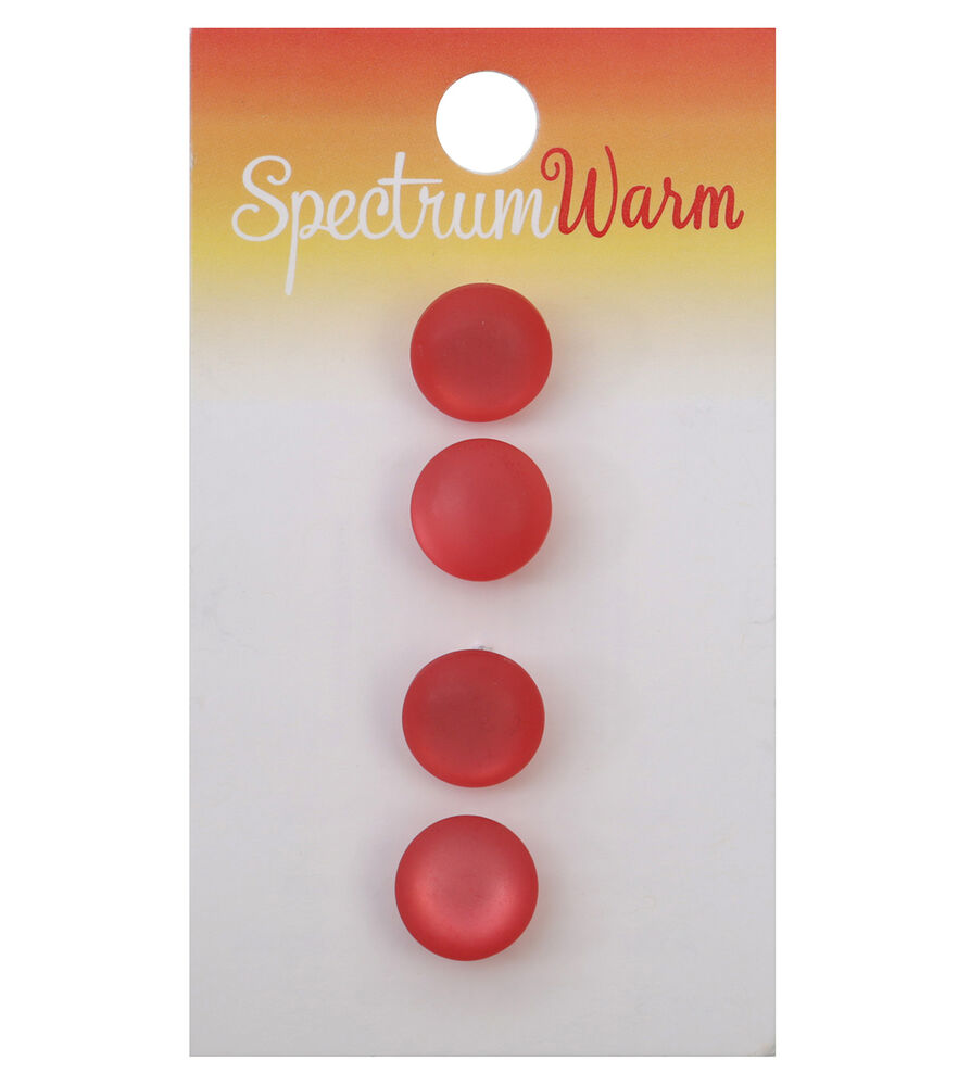 Spectrum Cool 7/16" Shank Buttons 4pk, Dark Pink, swatch