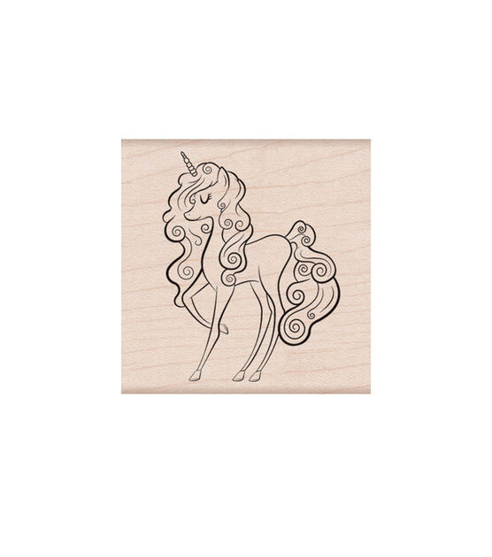 Hero Arts Mounted Rubber Stamp Unicorn