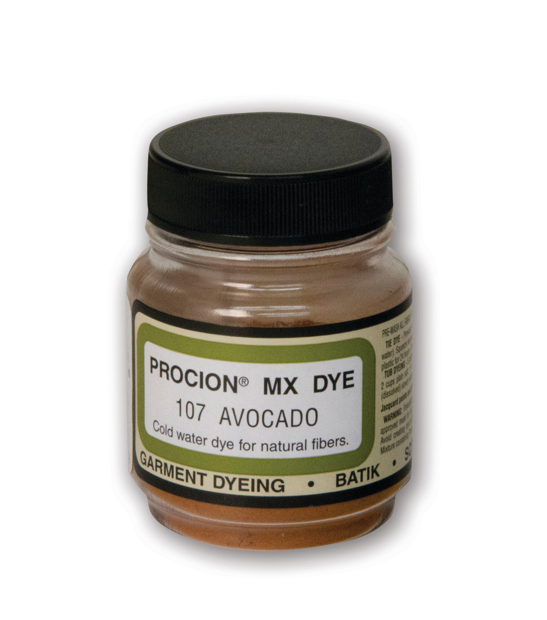 Jacquard Procion MX Fiber Reactive Concentrated Powder Dye, Avocado, hi-res