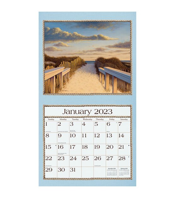 LANG 2023 Seaside Wall Calendar, , hi-res, image 2