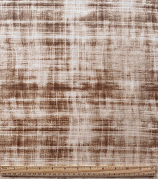 Brown Tonal Texture Stripes Shimmer Twill Fabric, , hi-res, image 2